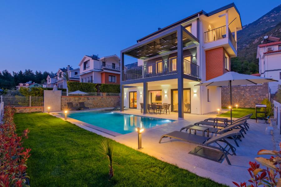 Ölüdeniz Ovacıkta 4+1 Özel Havuzlu Kiralık Lüks Villa DRM-2246