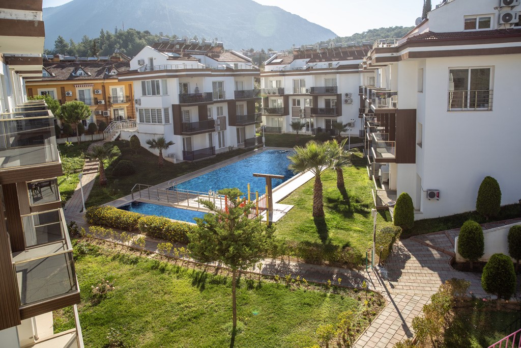 Fethiye Ölüdenizde 2+1 Ortak Havuzlu Denize Yakın Daire DRM-2156