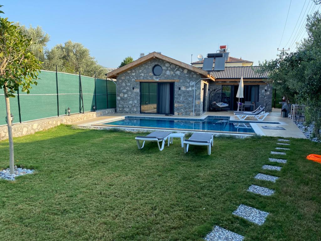 Fethiye Çamköyde 2+1 Özel Havuzlu Denize Yakın Kiralık Lüks Villa DRM-1695