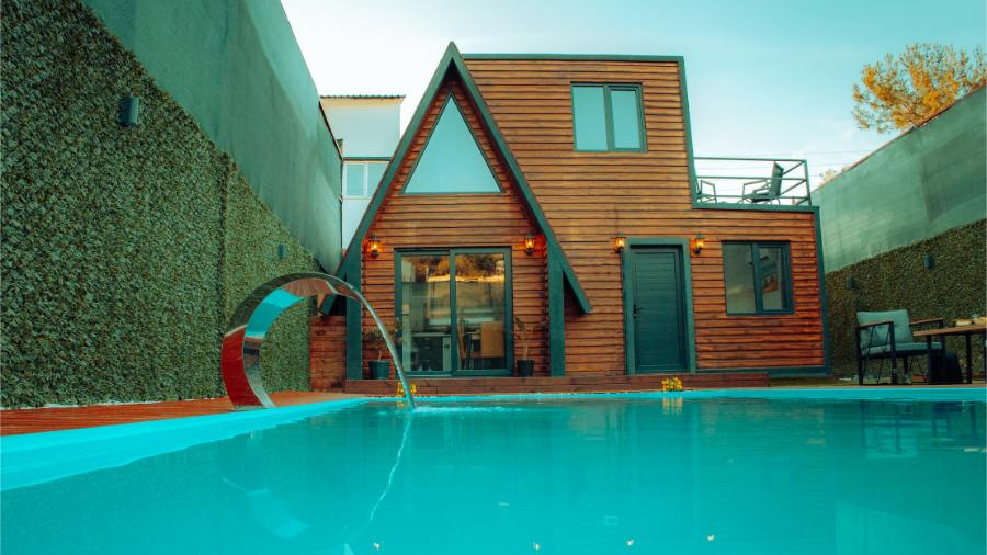 Kalkan Yeşilköyde 2+1 Özel Havuzlu Doğa Manzaralı Kiralık Lüks Villa DRM-1916