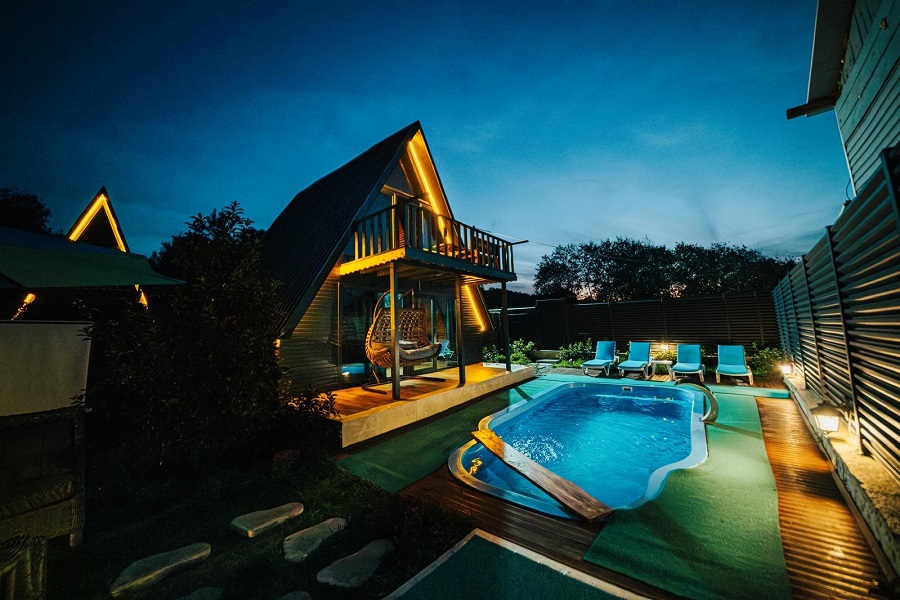 Melenağzı Köyünde 1+1 Denize Sıfır Kiralık Lüks Bungalov DRM-1960