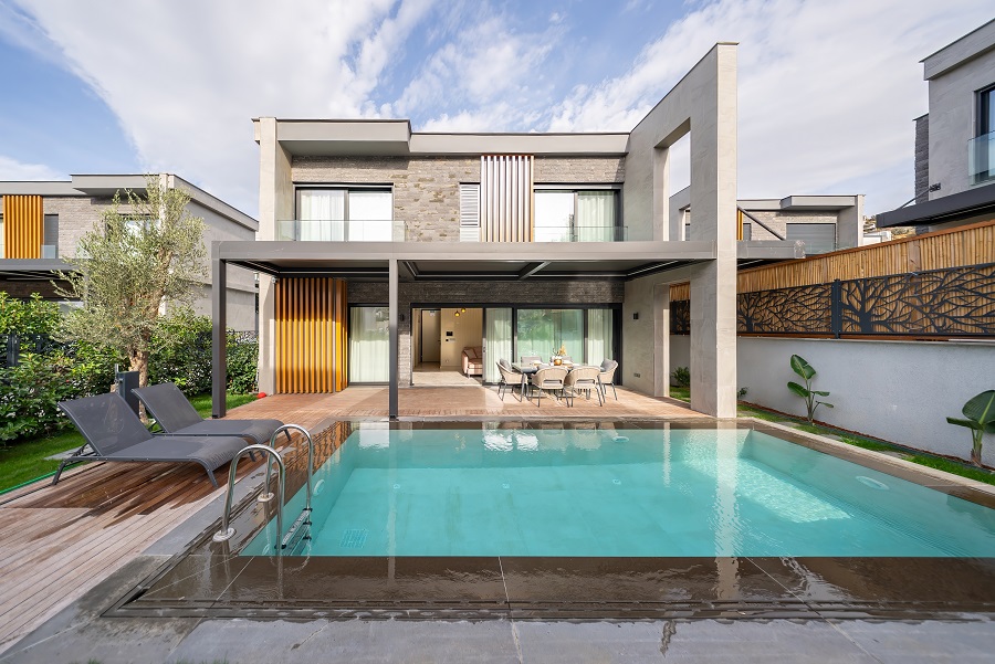 Gümüşlükde 4+1 Özel Havuzlu Kiralık Lüks Villa DRM-2006