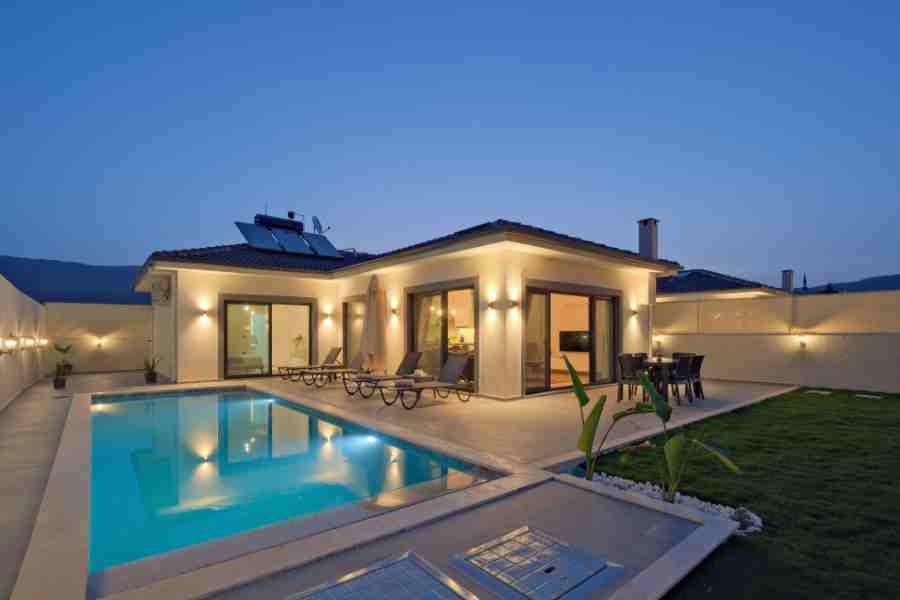 Fethiye Esenköyde 2+1 Özel Havuzlu Denize Yakın Kiralık Lüks Villa DRM-1711