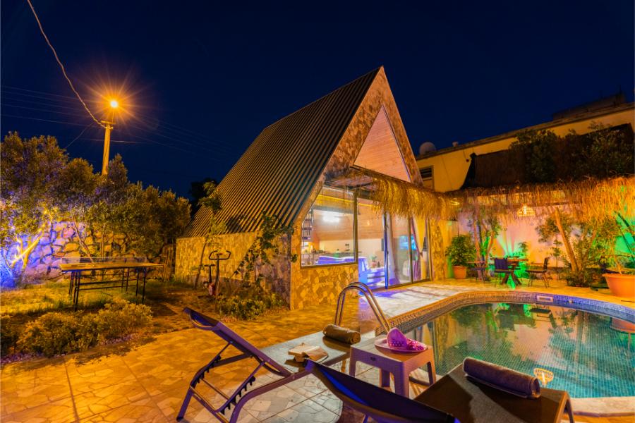 Antalya Kaş'ta 2+1 Özel Havuzlu Denize Yakın Kiralık Villa DRM-1931