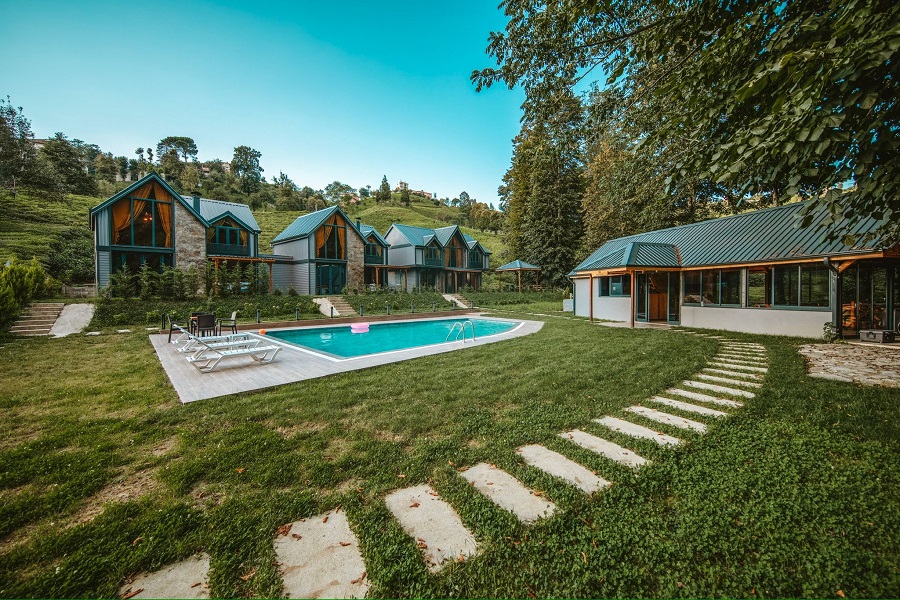 Rize Ardeşen'de 2+1 Ortak Havuzlu Denize Yakın Kiralık Villa DRM-2031