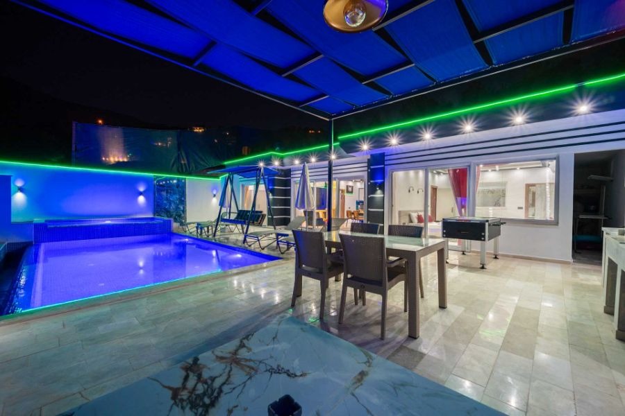 Kalkan Akbelde 2+1 Özel Havuzlu Doğa Manzaralı Kiralık Lüks Villa DRM-1741