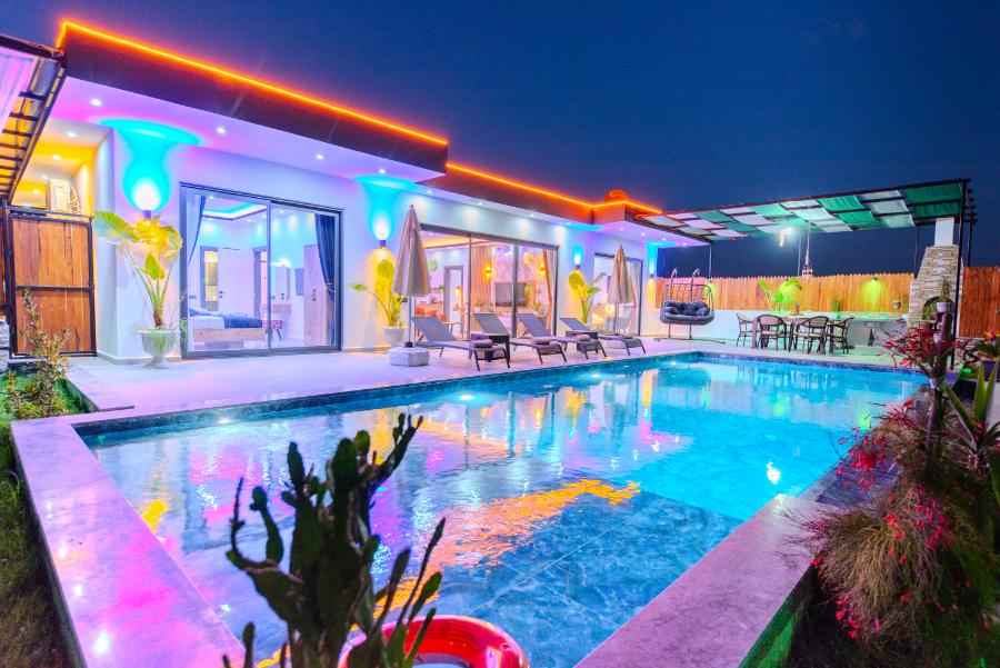 Kaş Kalkan'da 2+1 Özel Havuzlu Denize Yakın Kiralık Villa DRM-1829