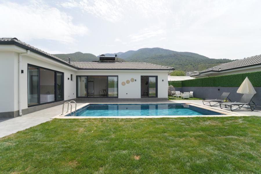 Fethiye Pazaryerinde 2+1 Özel Havuzlu Denize Yakın Kiralık Lüks Villa DRM-1847