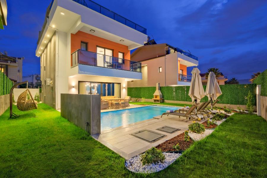 Fethiye Çalışta 3+1 Özel Havuzlu Denize Yakın Kiralık Lüks Villa DRM-1863