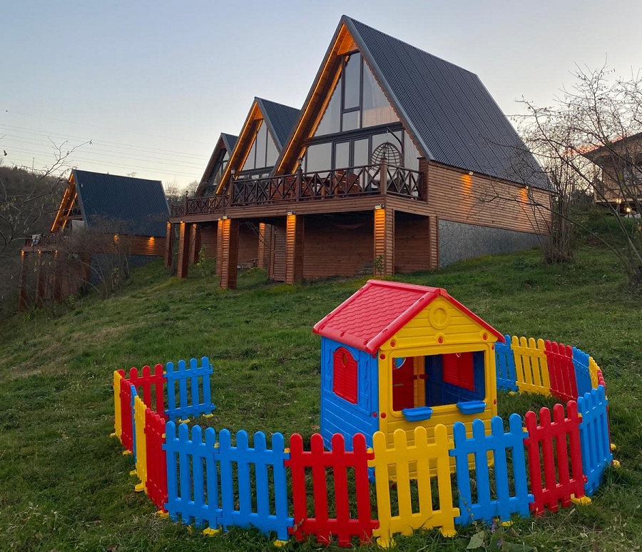 Trabzon Arsinde 1+1 Doğa İçinde Kiralık Lüks Bungalov DRM-2022