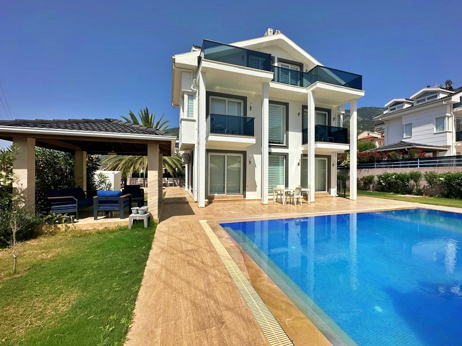 Fethiye Ovacıkda 4+1 Özel Havuzlu Doğa Manzaralı Lüks Kiralık Villa DRM-2131