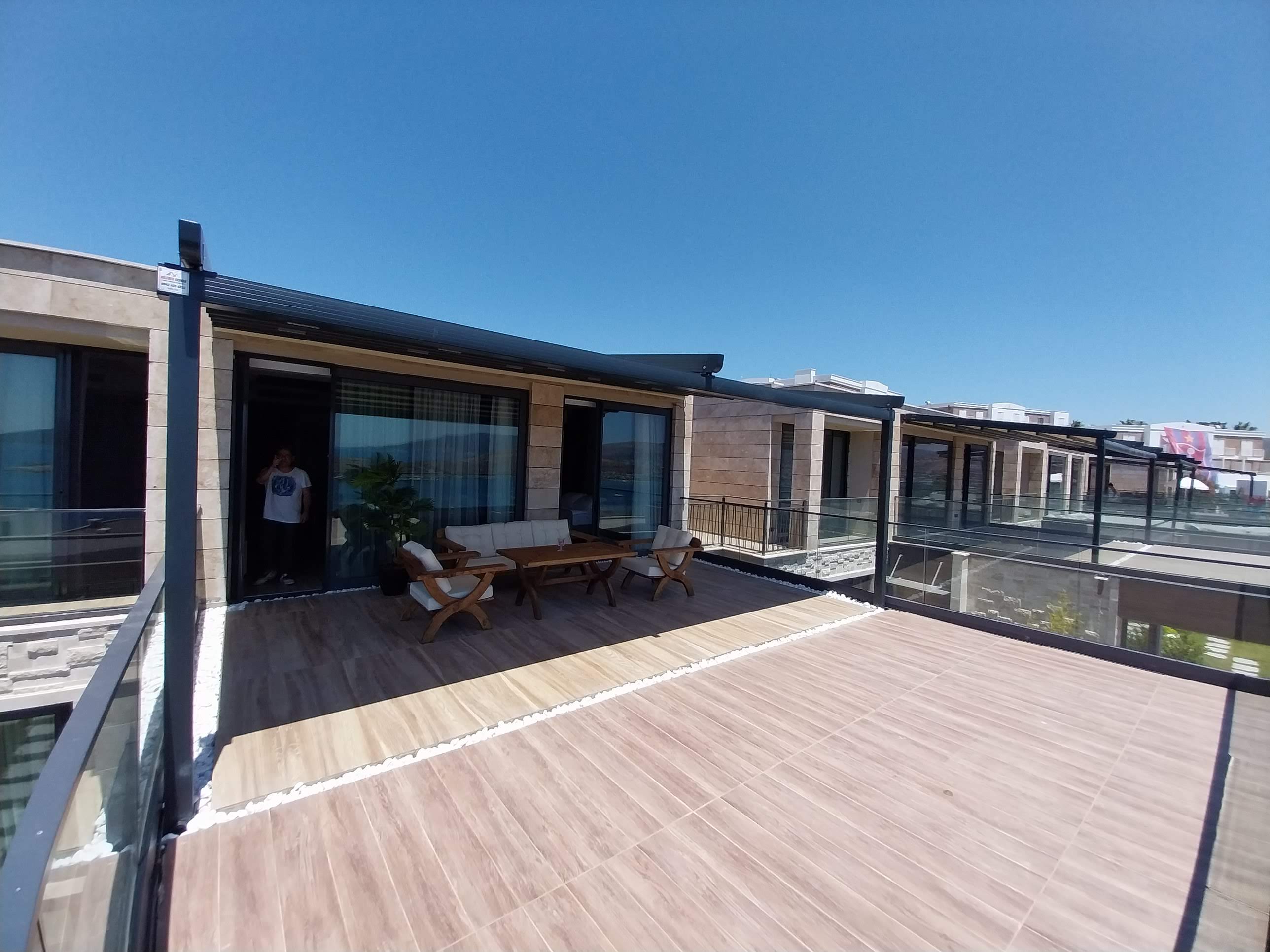 Bodrum Bitez Denize 70m Full Deniz Manzaralı 2+1 Residence BV-303