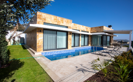 Bodrum Yakaköy'de 5 Yatak Odalı Özel Havuzlu Kiralık Villa BD-407