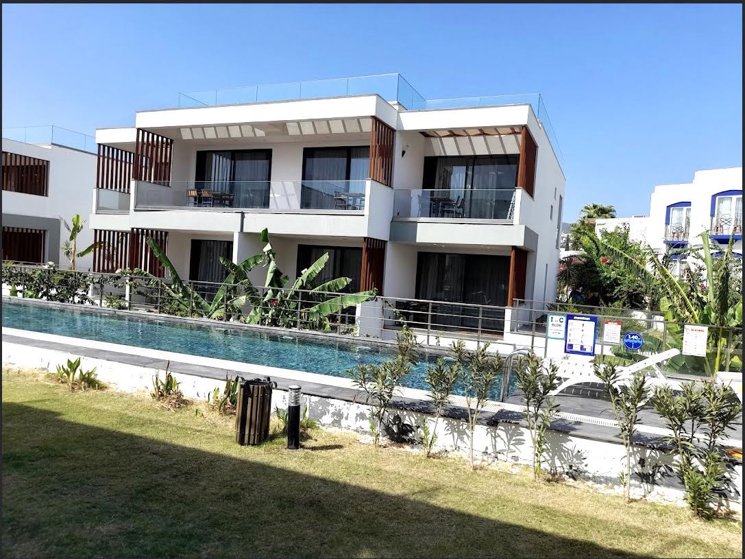 Gümbet’de 1+1 Flat Ortak Havuzlu Lüx Sezonluk Recidance B/4 BV-218