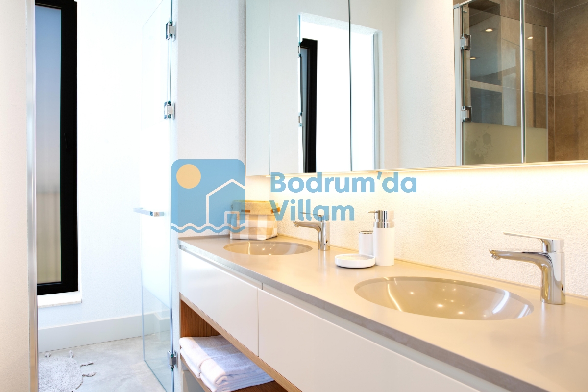 Bodrum Ortakent Denize Yakın Özel Havuzlu 3 Yatak Odalı Villa BD-401