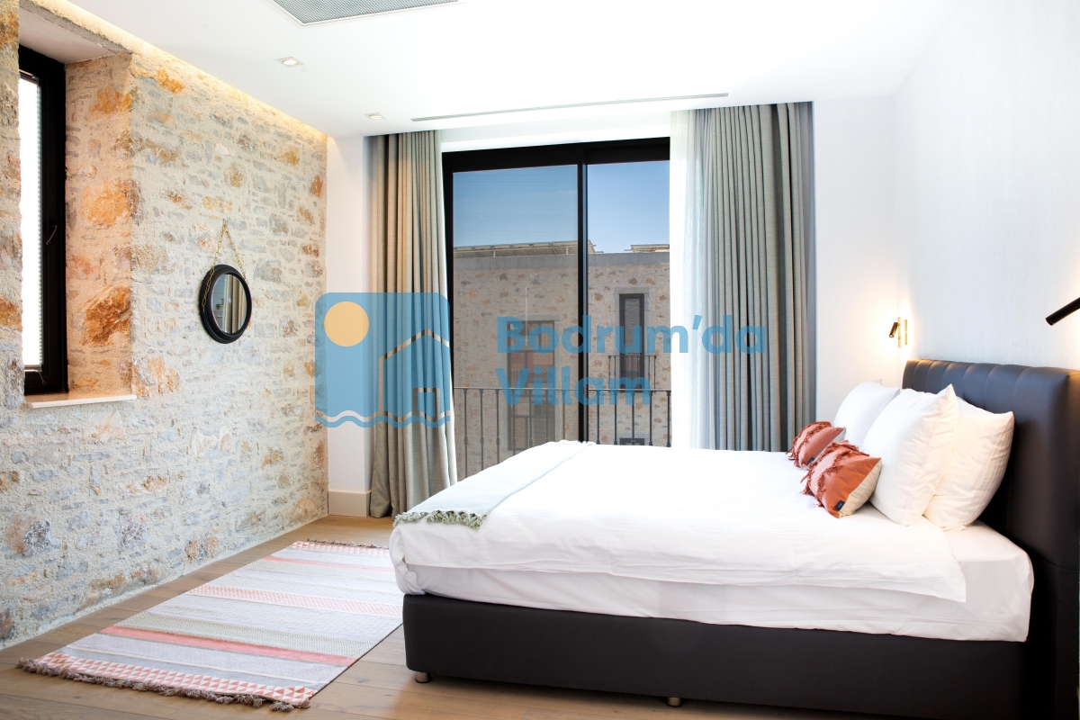 Bodrum Ortakent Denize Yakın Özel Havuzlu 3 Yatak Odalı Villa BD-401
