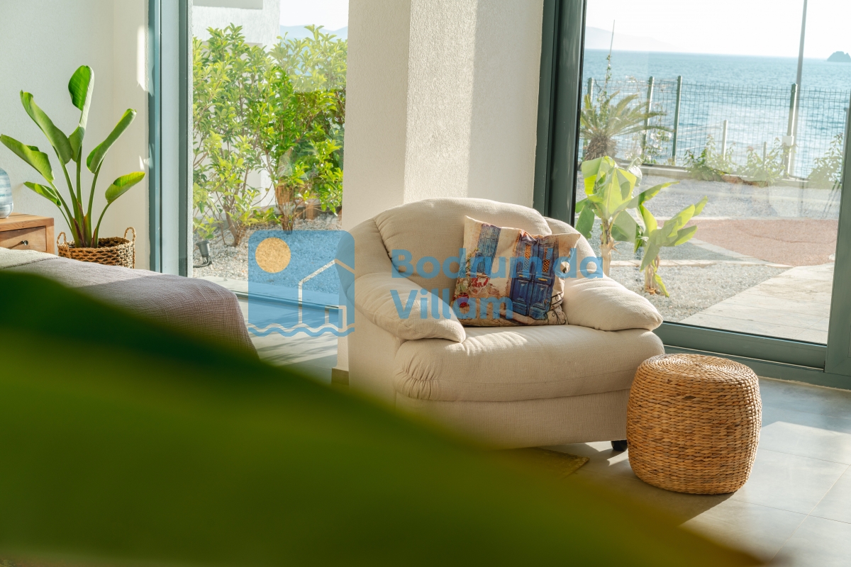 Bodrum Turgutreis’te Eşsiz Deniz Manzaralı Sonsuzluk Havuzlu Kiralık Villa BD-4139