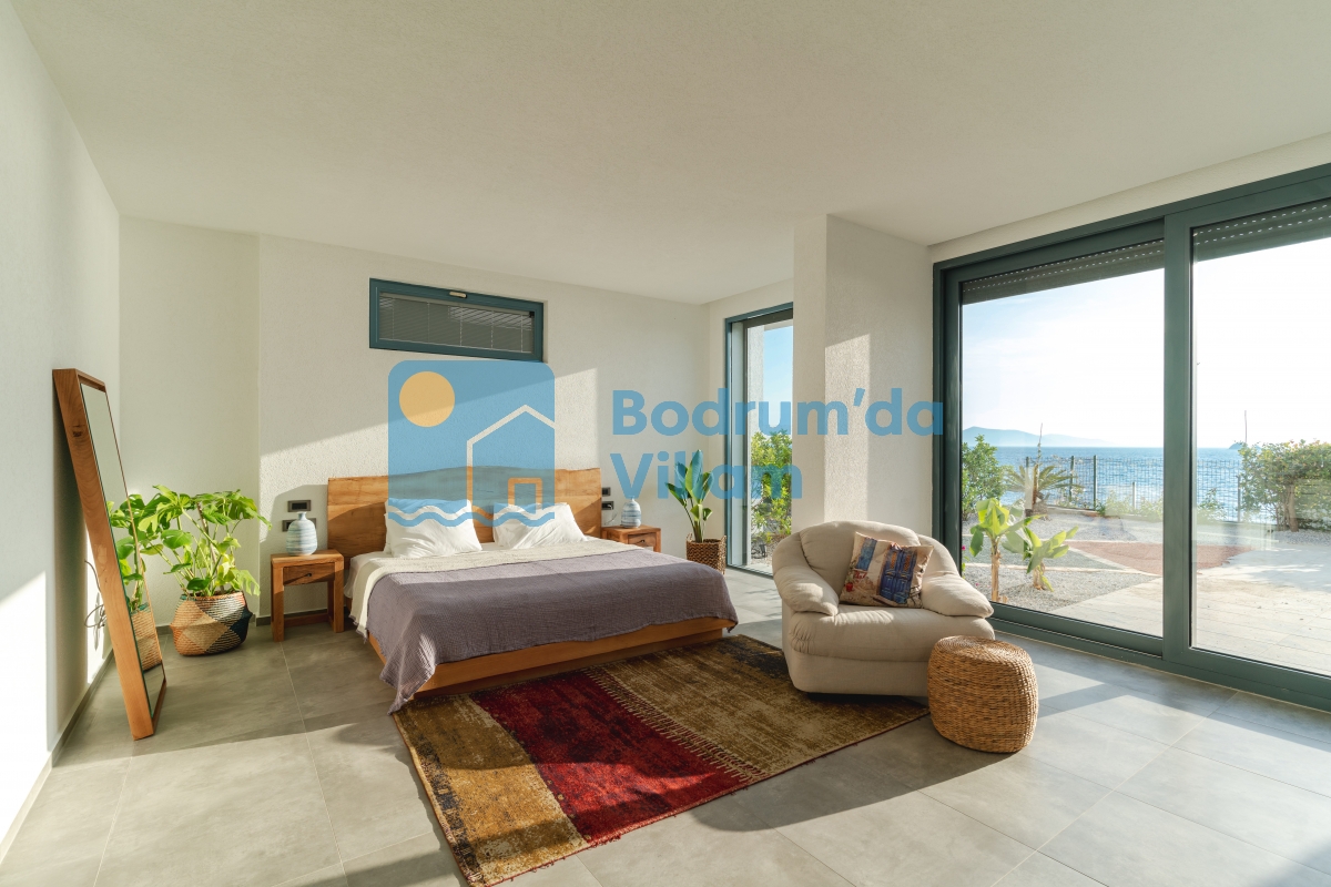 Bodrum Turgutreis’te Eşsiz Deniz Manzaralı Sonsuzluk Havuzlu Kiralık Villa BD-4139